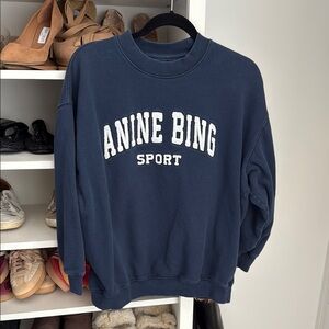 Anine Bing Sport Navy Sweatshirt